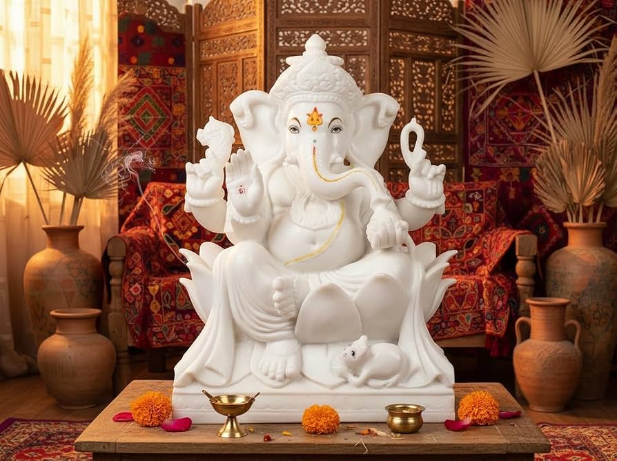 Ganesh Marble Statue 24 Inch